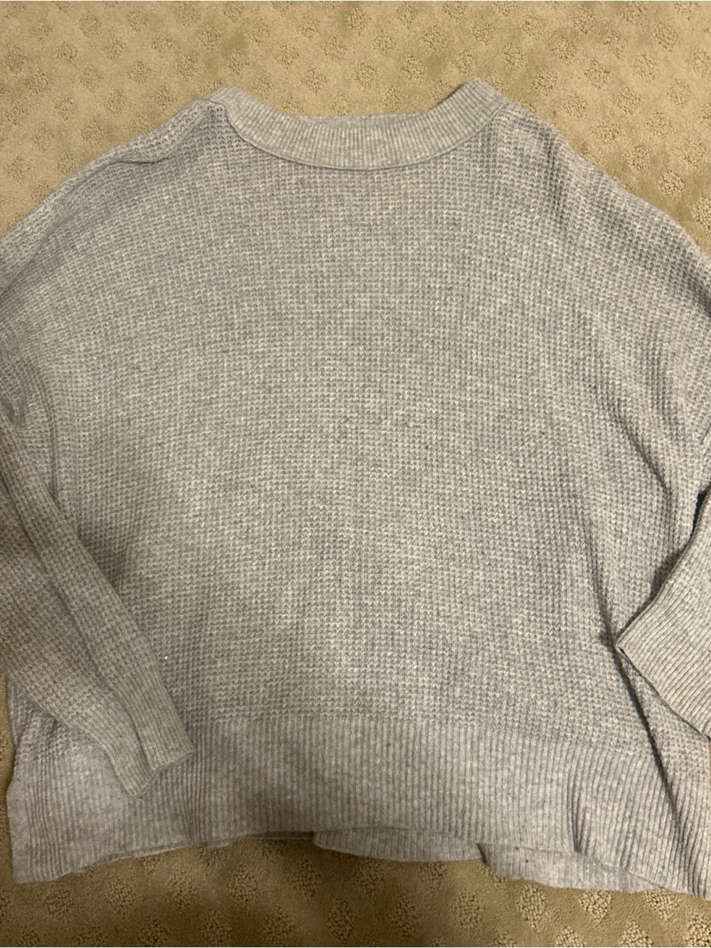 aerie women’s Crewneck Sweater in Heather Light Gray